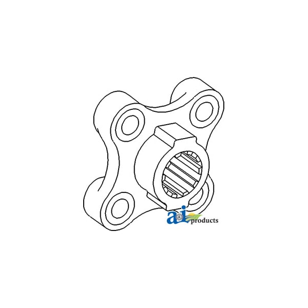 Hub, Hydraulic Pump 3.8" x4" x2"